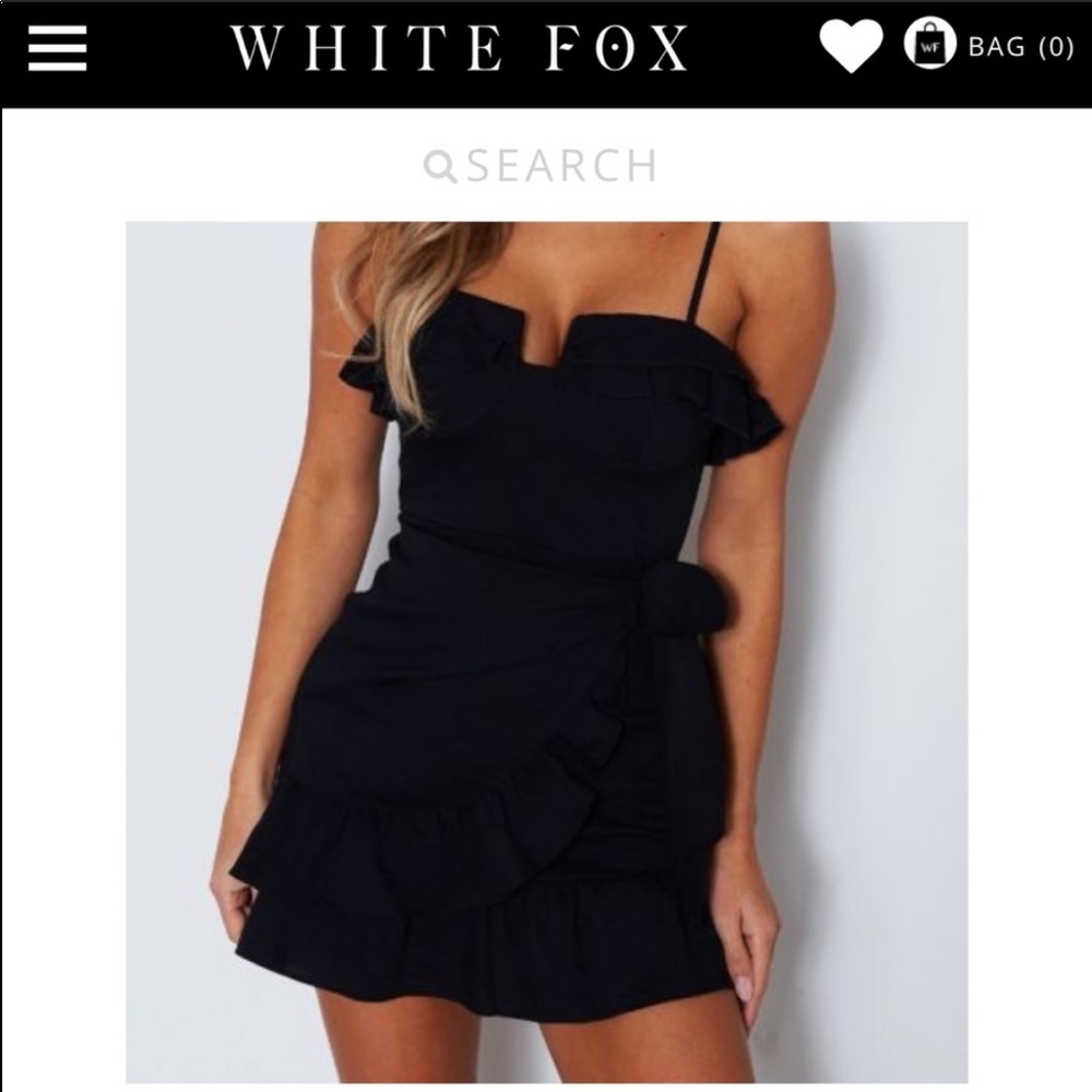 WHITE FOX BOUTIQUE BLACK DRESS